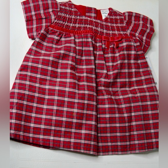 Carter's Other - Carter's Red Plaid Kids Dress